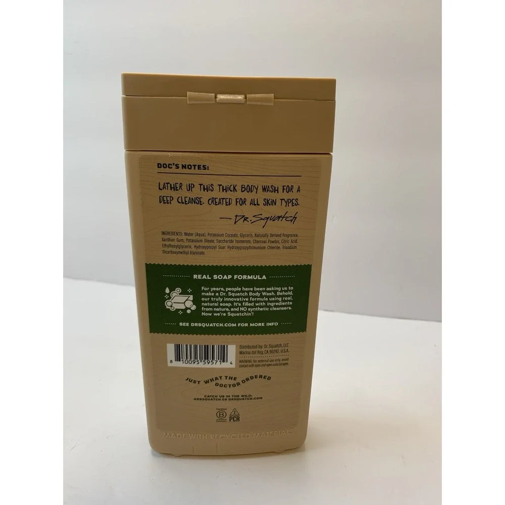 DR. Squatch Men's Pine Tar Body Wash 14oz - New‎